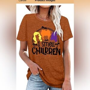 Adults Halloween Graphic Tee - Orange XXL
